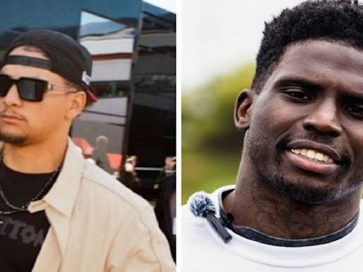Patrick Mahomes and Tyreek Hill Hilariously Respond to Viral Pic of Chiefs Star’s Look Alike Dylan Raiola