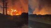 Video: incendio a la vera de la Circunvalación Oeste de la ciudad de Santa Fe