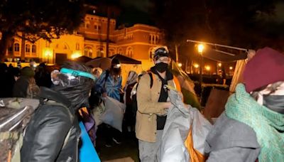 La Policía desalojó a un grupo de manifestantes que acampaba en la Universidad del Sur de California por la guerra en Gaza