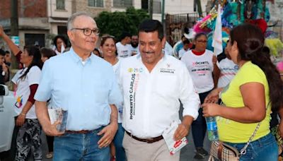 Va Roberto Carlos con todo el respaldo de la colonia Eduardo Ruiz