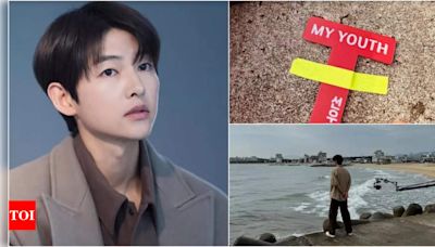 Song Joong Ki shares behind-the-scenes photos from upcoming drama ‘My Youth’ | - Times of India