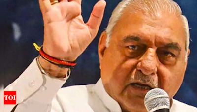 Haryana has become a 'migration state' under BJP rule: Bhupinder Singh Hooda | Chandigarh News - Times of India