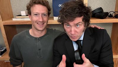Javier Milei se reunió con Mark Zuckerberg, en medio de su gira en busca de inversiones | El Universal