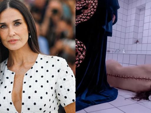 Demi Moore habló sobre aparecer desnuda en la película más ovacionada en Cannes 2024