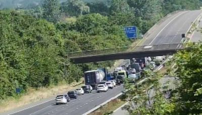 M5 diversion routes after crash shuts motorway completely