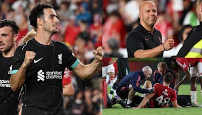 Arne Slot's Liverpool look the real deal! Winners and losers as Reds' reserves pull Man Utd apart while Erik ten Hag suffers another pre-season injury blow | Goal.com English Qatar