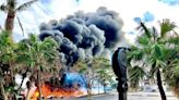 NEW PHOTOS: See golf cart fleet engulfed in flames at Sanibel golf course