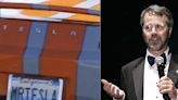 See the second car Tesla made: an orange-striped Roadster with 'Mr. Tesla' plates that may be worth more than $200,000