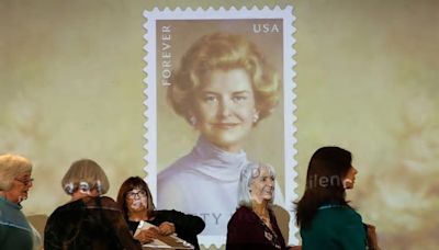 Daughter Susan Ford Bales honors Betty Ford's legacy, Forever stamp at Eisenhower Health