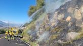 Un incendio en la Cima de la Libertad consumió 500 metros cuadrados de vegetación, en Quito