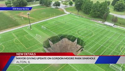 Alton officials to address Gordon Moore Park sinkhole probe