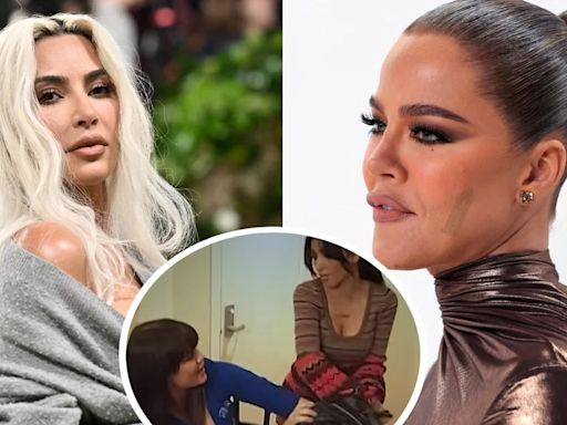 Khloé Kardashian desafió a su hermana Kim a recrear la pelea del bolso de “Keeping Up With The Kardashians”