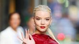 Anya Taylor-Joy’s Red Hot Dress Is Slit All The Way Up The Back