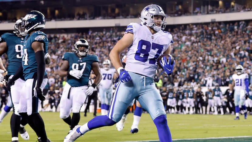 Cowboys TE Jake Ferguson questionable to return after sustaining knee injury vs. Browns