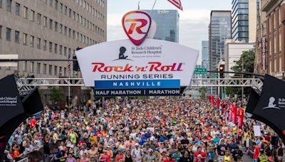 Thousands race through downtown Nashville in St. Jude Rock ‘n’ Roll Running Series