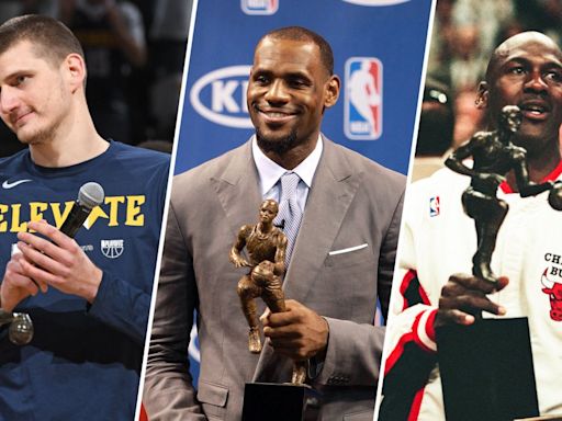 Which player has the most NBA MVP awards?