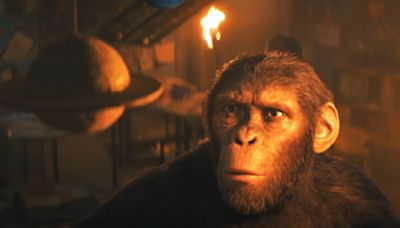 What did Noa see in the telescope in 'Kingdom of the Planet of the Apes?'