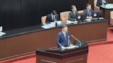 卓榮泰首次施政報告 當場提就國會改革修法尋求救濟