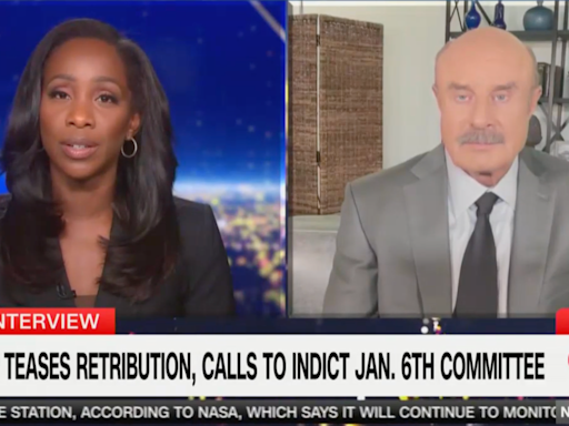 Dr Phil schooled on law in disastrous CNN interview moments after sitting down with Trump