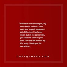 The Man Of My Life - Love Quotes