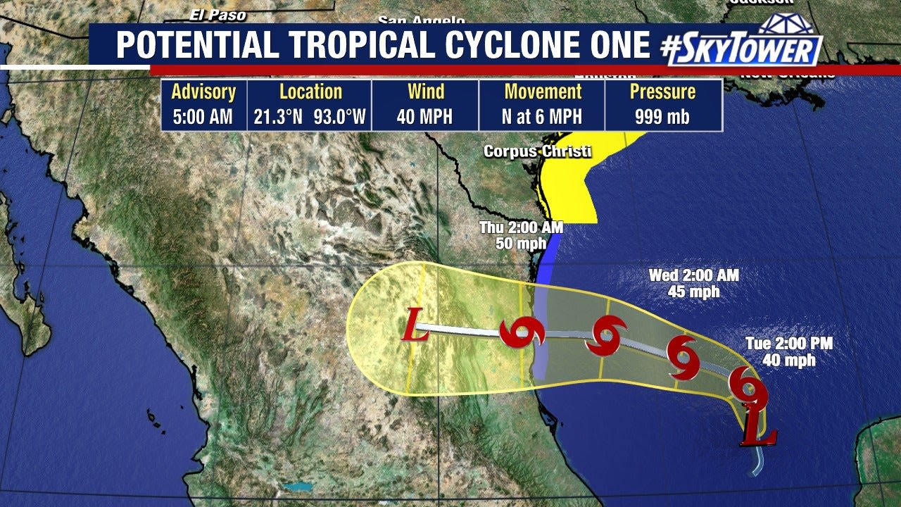 Tracking the Tropics: Potential tropical storm headed for Gulf Coast as another system tracks toward Florida