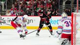 OT win moves Rangers to brink of sweeping Hurricanes