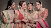 The Ambani women: Nita Ambani poses with Radhika Merchant, Isha Ambani and Shloka Mehta