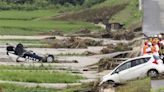 日本東北豪雨成災至少4失蹤 警車被大水沖走