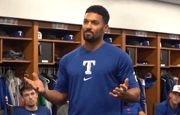 'I Play For My Family.' Watch Texas Rangers Star Address Teammates After Reaching Career Milestone