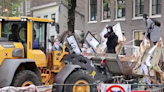 Dutch police bulldoze camp to break up anti-Gaza war student protest