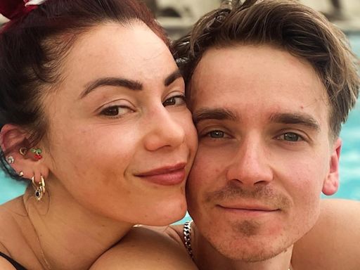 Dianne Buswell stuns in plunging swimsuit during romantic getaway with boyfriend Joe