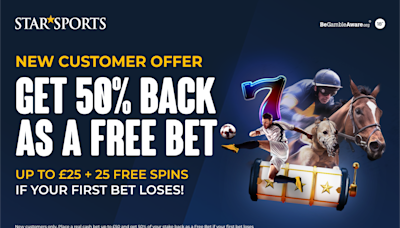 England v Slovakia offer: Get 50% back as a free bet up to £25 + 25 free spins