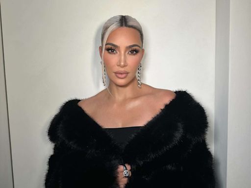 Kim Kardashian Just Debuted Rooty Platinum Hair for Spring