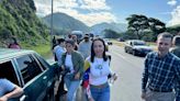La Policía de Maduro bloqueó una autopista para impedir el avance de la caravana de María Corina Machado rumbo a Carabobo