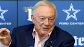 Cowboys fan shows anti-Jerry Jones sign on draft night after 'all-in' remarks