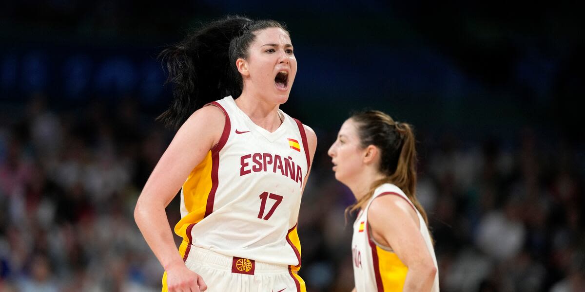 Megan Gustafson chasing an Olympic medal playing basketball with Spain