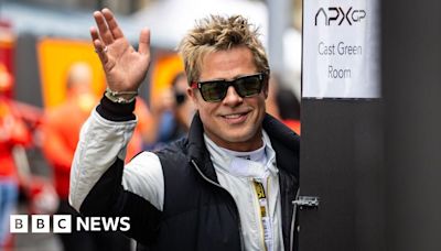 Brad Pitt filming F1 movie at British Grand Prix in Silverstone