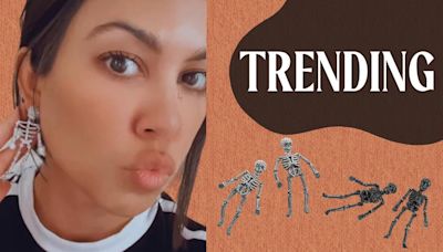 Kourtney Kardashian, Blake Lively, and Kate Hudson's Favorite BaubleBar Halloween Earrings Are Back! - E! Online