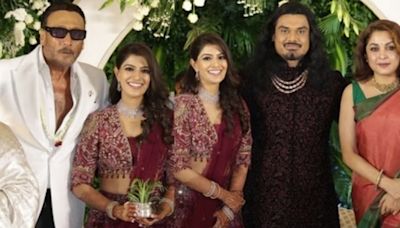 AR Rahman, Jackie Shroff, Trisha and Others Attend Varalaxmi Sarathkumar & Nicholai Sachdev's Wedding Reception in Chennai