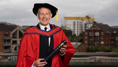 Late Late Show host Patrick Kielty honoured with doctorate by Ulster University