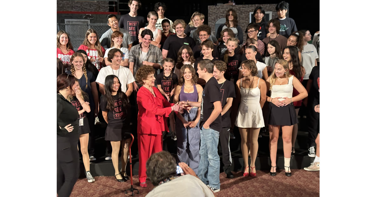 Carol Lawrence, Original "Maria" on Broadway in West Side Story Visits Cast of OCCT in Huntington Beach - PR.com