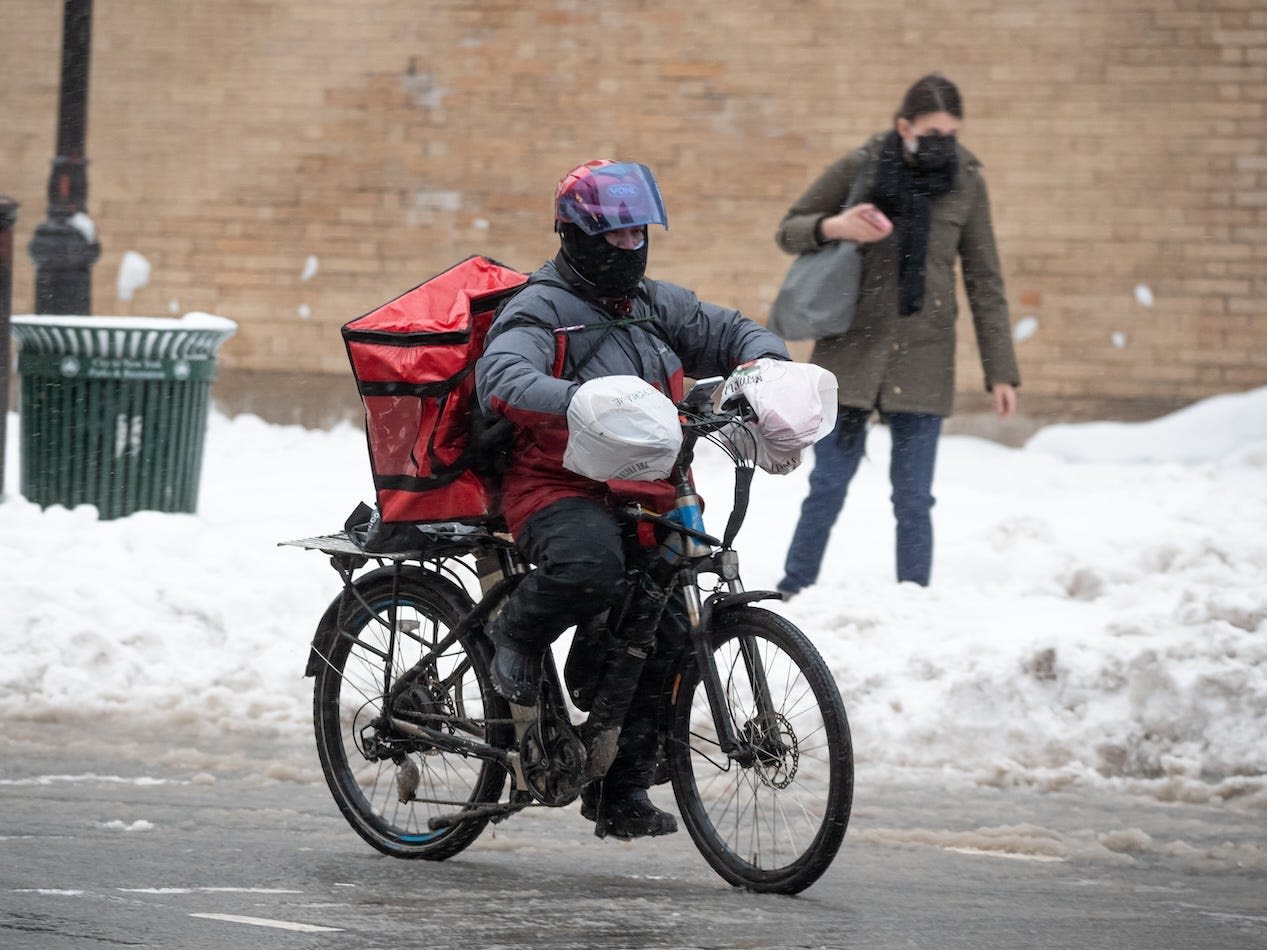 Delivering food on an e-bike or moped is a deadly endeavor in New York City