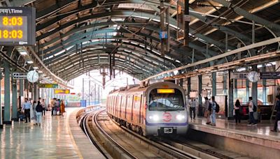 Man Jumps In Front Of Train At Hauz Khas Metro Station In Delhi, Injured