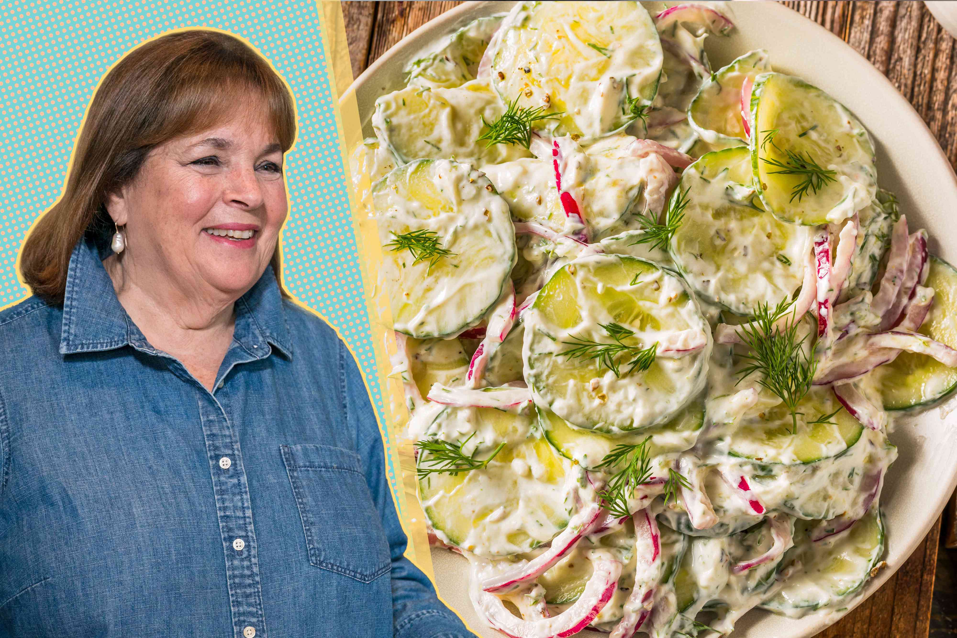 Ina Garten's Easy Trick for the Best Cucumber Salad