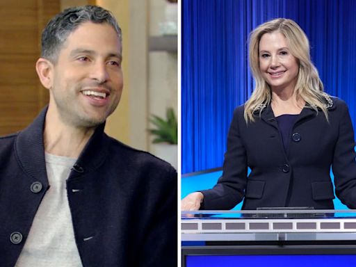 Adam Rodriguez recalls his brutal 'Celebrity Jeopardy' loss to Mira Sorvino on 'Live': "I went to high school, she went to Harvard"