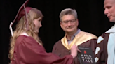 Watch: High school student’s defiant protest of book ban during graduation ceremony