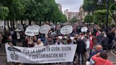 El movimiento vecinal recorre las calles al grito de 'Queremos un Gijón sin contaminación'