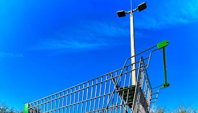 Giant Publix shopping cart spotted driving on Brevard's streets. See it here