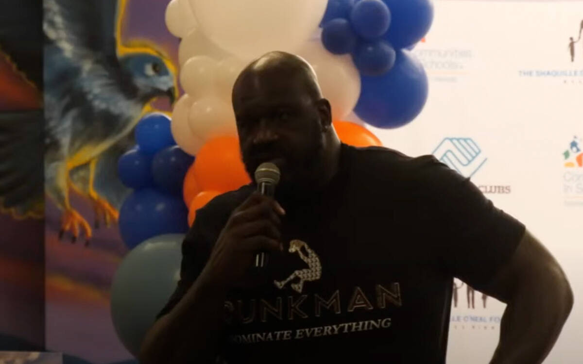 Shaquille O’Neal announces plans 17,000 square foot youth facility in East Las Vegas