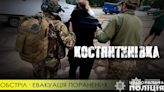 Bloodied people and moans of pain: police shows aftermath of Russian attack on Kostiantynivka – video